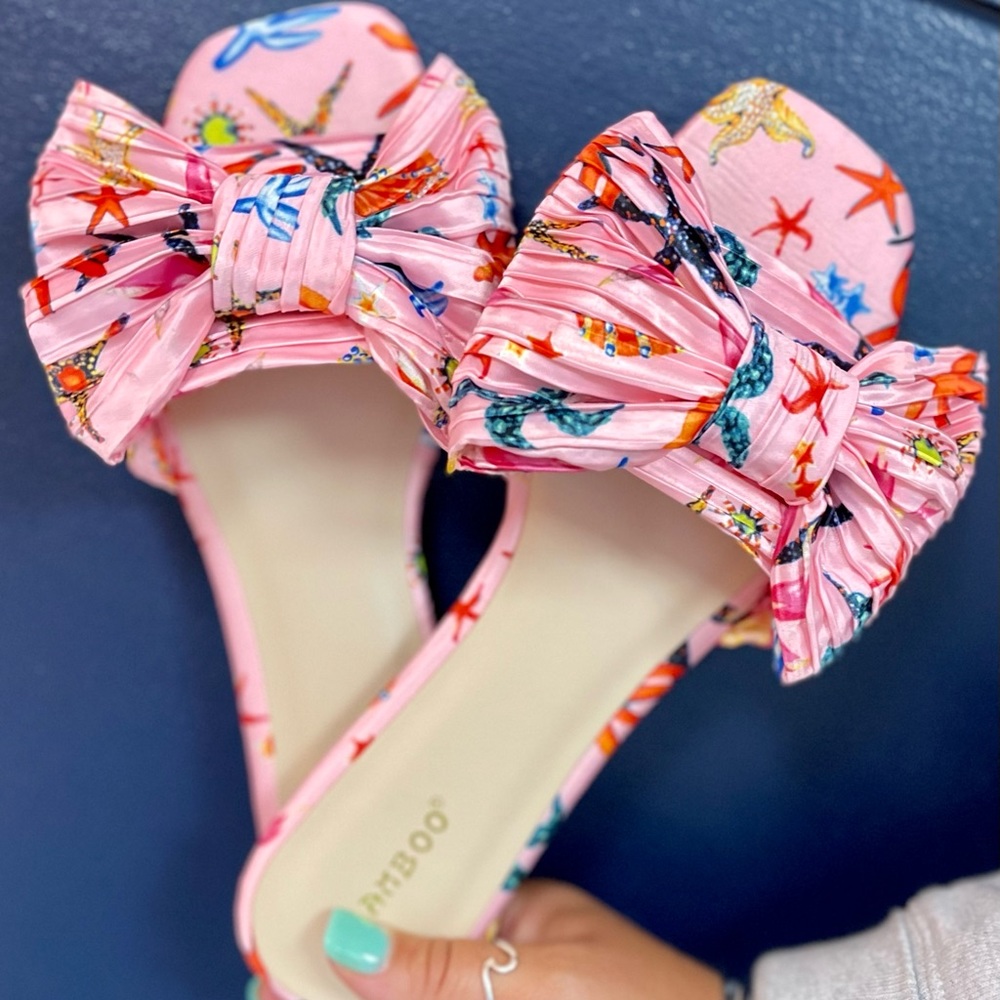 🆕💖 Pink Sea Life Nautical Sandals - Picture 3 of 3